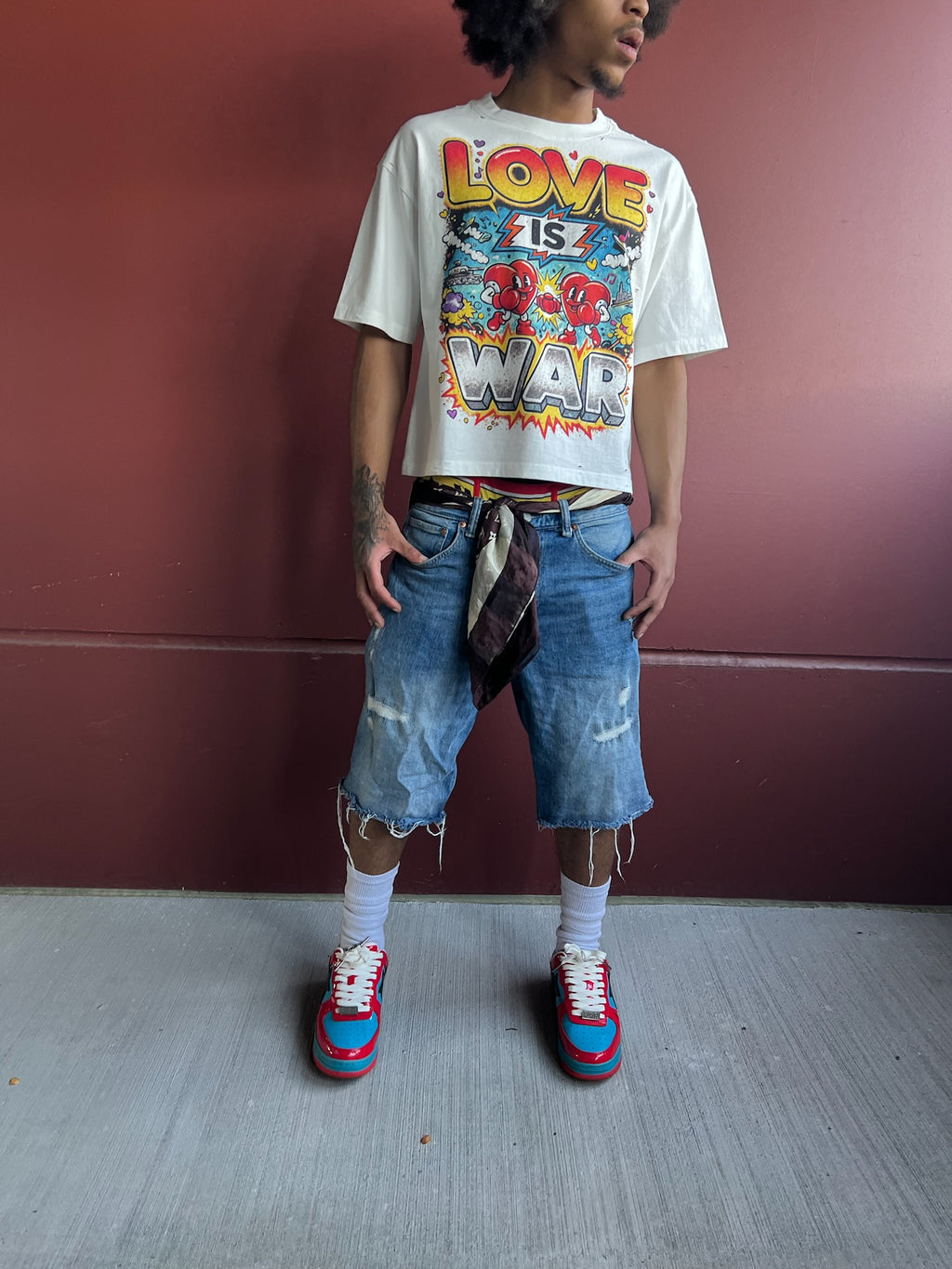Classic Frayed Boxy Tee