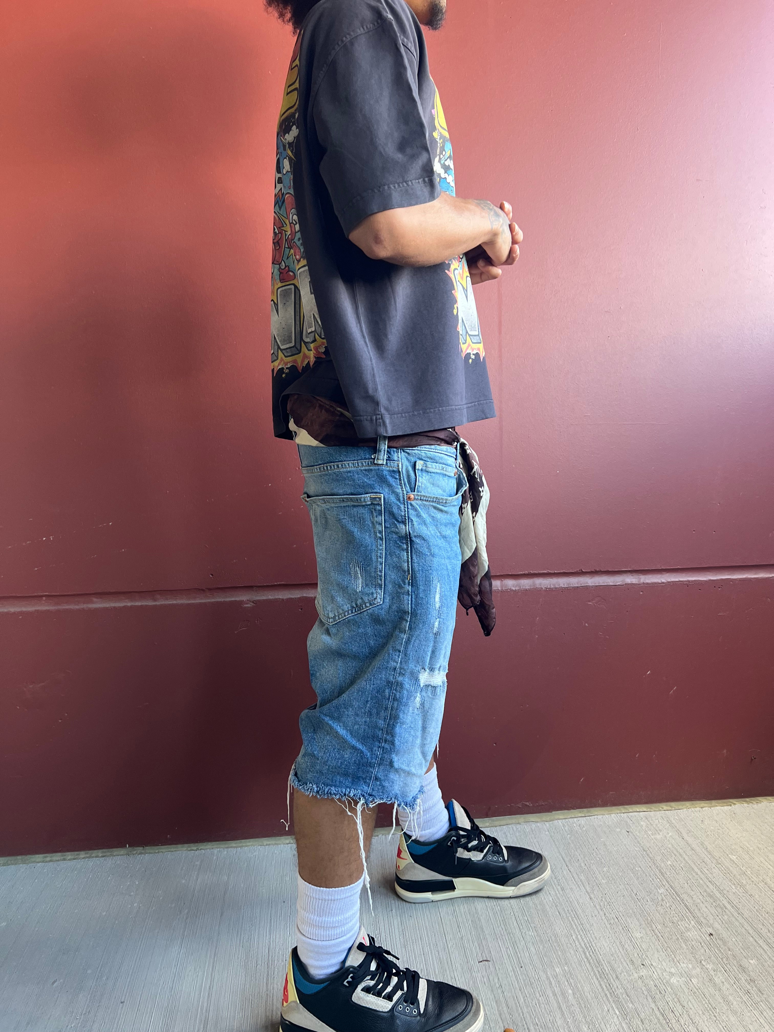 Classic Frayed Boxy Tee